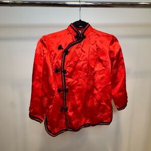 Vintage Silver Lake made in china cheongsam top